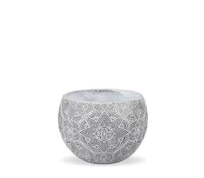 Topf Carmen Ball grau