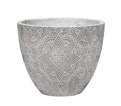 Topf Carmen grau