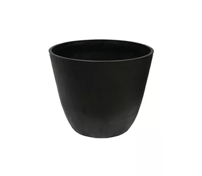 Kunststofftopf Riva schwarz