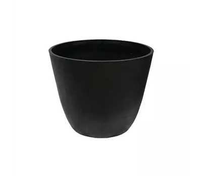 Kunststofftopf Riva schwarz