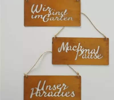 Schild Giardano