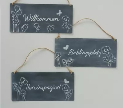 Schild Hereinspaziert