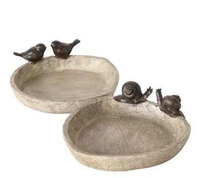 Vogeltränke / -bad Lubin, 2 sort., H 6,0