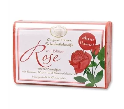 Schafmilchseife "Rose" ohne Palmöl