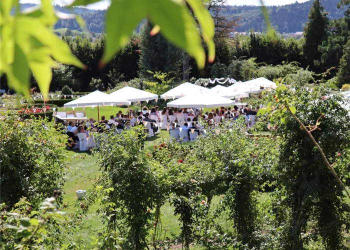 Hochzeit im Schaugarten