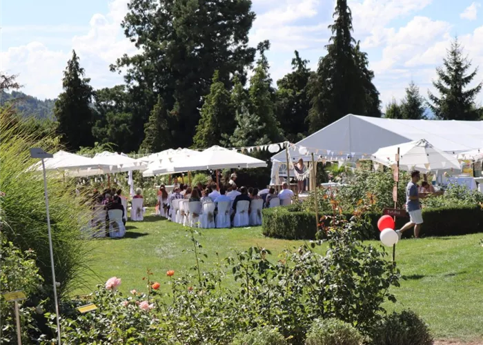 Hochzeit im Schaugarten