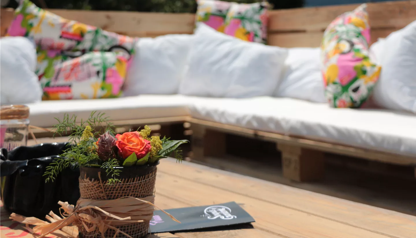 Rosenlounge am Sounds of Garden