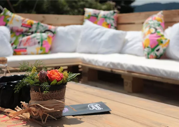 Rosenlounge am Sounds of Garden